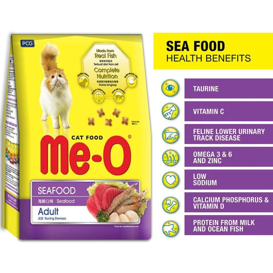 Me O Seafood Adult Cat Dry Food