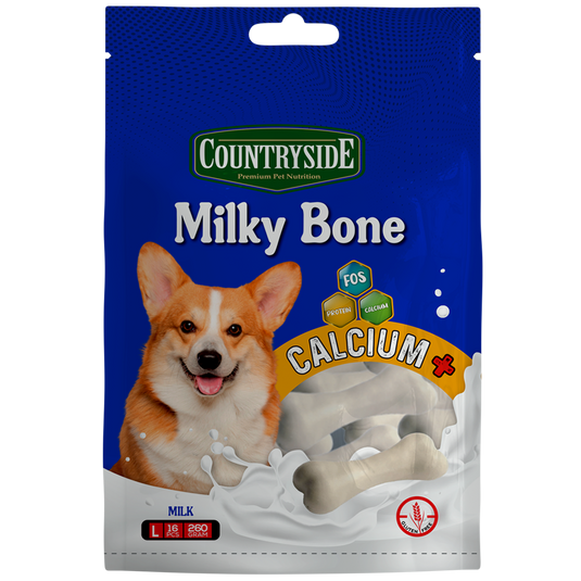 COUNTRYSIDE Milky Bone Treat for All Dog of All Ages,