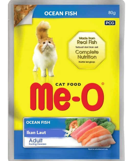 MeO Ocean Fish Adult Cat, 80g Pouch