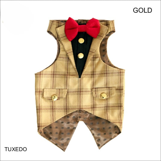 Gold Tuxedo Vest