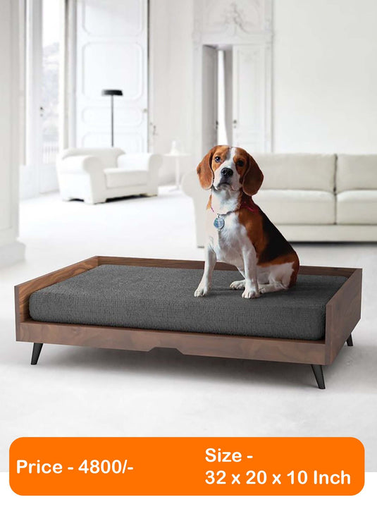 Luxury Wooden Dog Bed