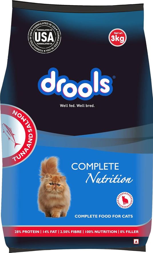 Drools Adult Dry Cat Food Tuna and Salmon Flavour