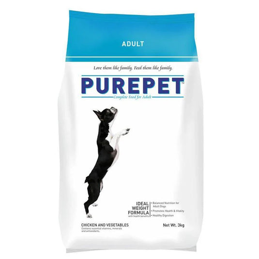 Purepet Chicken & Vegetable Adult Dog Dry Food