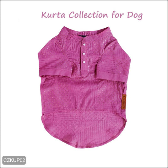 Pink Adorable Dog Kurta