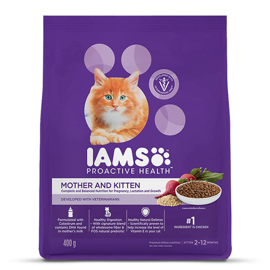 IAMS Proactive Health, Mother & Kitten (2-12 Months) Dry Premium Cat Food with Chicken