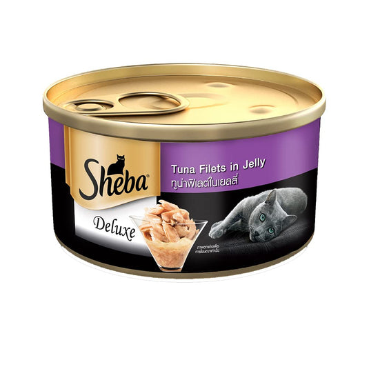 Sheba Premium Wet Adult Cat Food Food, Tuna Fillets In Jelly