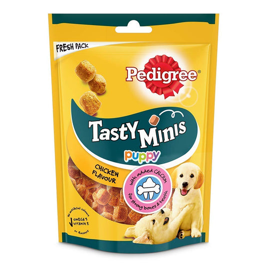 Pedigree Tasty Minis Cubes Puppy Dog Treat, Chicken Flavour