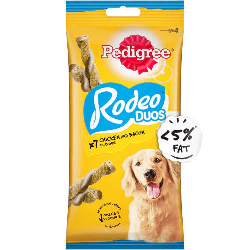 Pedigree Rodeo Duos Adult Dog Treat, Chicken & Bacon