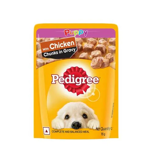 PUPPY CHICKEN CHUNKS INgRAVY (Pack of 12)