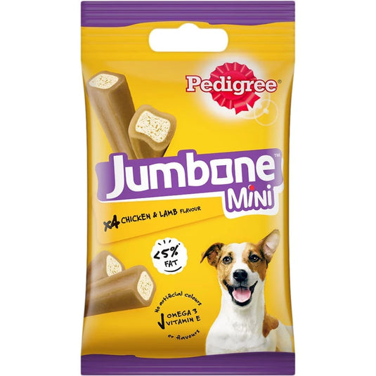 Pedigree Jumbone Mini Adult Dog Treat, Chicken & Lamb